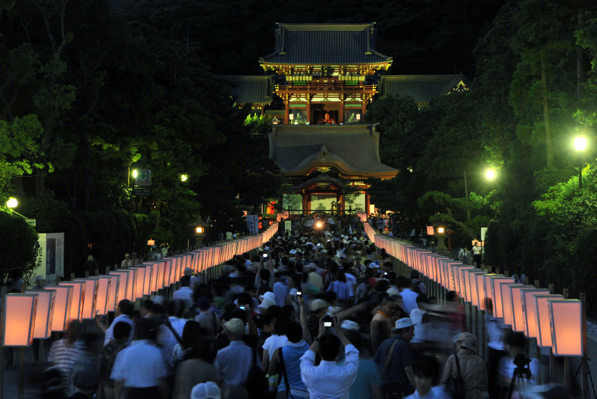 【鎌倉】鶴岡八幡宮 ぼんぼり祭